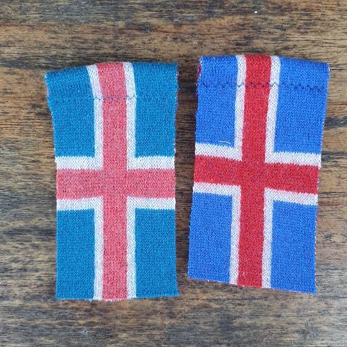 Islands flag til navensnoren